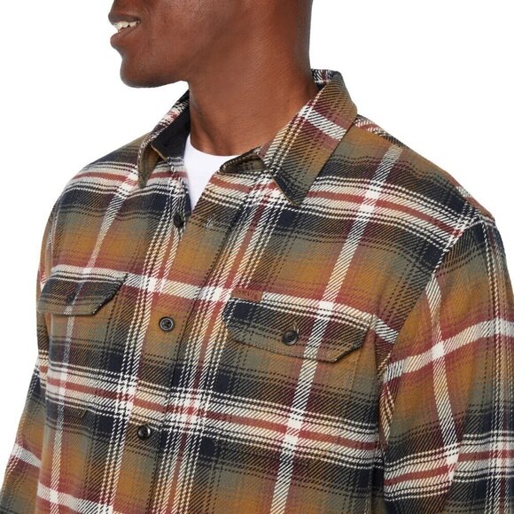 Orvis Mens Flannel Shirt Multi Plaid 100% Cotton Outdoor Warm Thick Woodsman - Picture 4 of 11